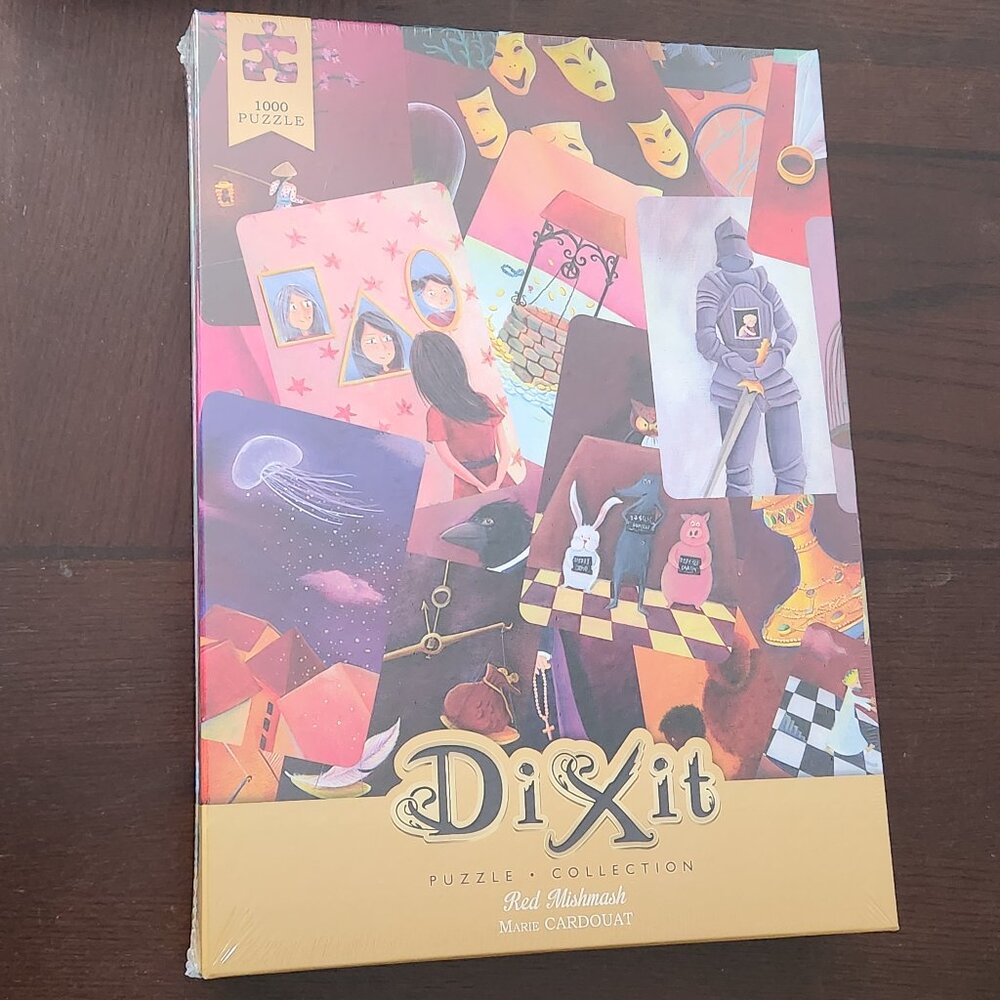 Dixit Puzzle, "Red Mishmash", 1000 pieces, NWOT